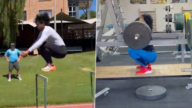 'Golden Boy' Neeraj Chopra Sweats It out in Gym Ahead of Paris Olympics 2024