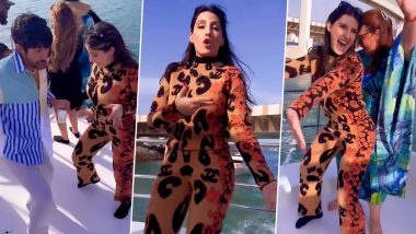 Nora Fatehi Shows Off Her Hot Dance Moves While Celebrating Her Birthday on Yacht (Watch Video)