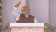 PM Narendra Modi Launches Scathing Attack on Opposition INDIA Bloc, Says ‘Its Members Incite People in Name of Caste’ (Watch Video)