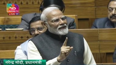 ‘Ye Modi Ki Guarantee Hai’: PM Narendra Modi Says ‘India Will Be 3rd Largest Economy in Third Term of BJP-Led NDA Government’ (Watch Video)