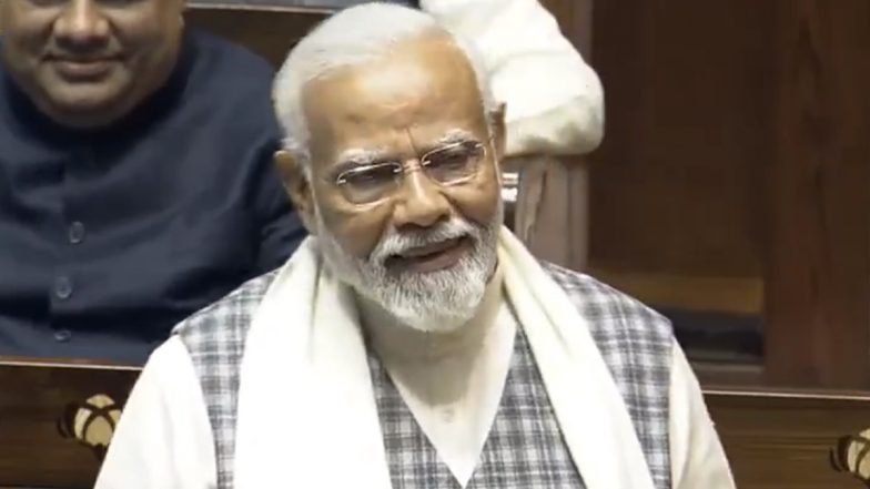 'He Neither Lifts nor Launches': PM Narendra Modi Attacks Congress Over Rahul Gandhi, Says They Have Made a Start-Up for Their 'Yuvraj' (Watch Video)