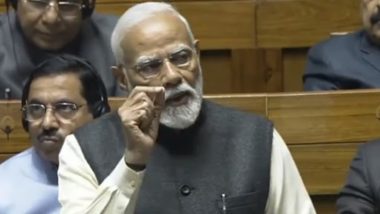 PM Modi Speech in Rajya Sabha Live Streaming: Watch Live Telecast of Prime Minister Narendra Modi's Reply To Motion of Thanks on President's Address