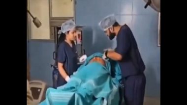 Pre-Wedding Photo-Shoot Inside Operation Theatre: Doctor Suspended for Pre-Wedding Shoot in OT at Government Hospital in Karnataka (Watch Video)