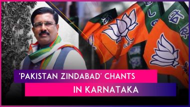 'Pakistan Zindabad' Chants In Karnataka: BJP Claims Pro-Pakistan Slogans Raised In Vidhana Soudha; Congress MP Naseer Hussain Clarifies
