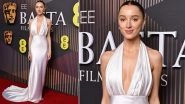 Phoebe Dynevor&rsquo;s Jaw-Dropping Satin White Dress at the BAFTA Awards 2024 Sets Red Carpet Abuzz With Old Hollywood Vibes! (View Pics)