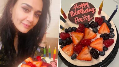 Preity Zinta Shares Pictures From Her Intimate Birthday Celebration, Expresses Gratitude to Fans for ‘All the Love’