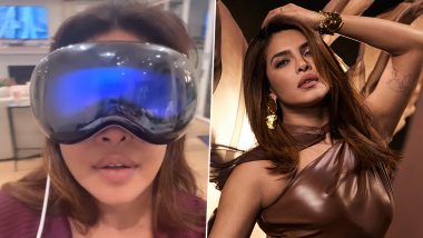 Priyanka Chopra Has Been Fully Hooked to Virtual World Thanks to Apple Vision Pro (Watch Videos)