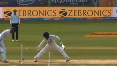 Unfortunate! Debutant Rajat Patidar Dismissed by Rehan Ahmed As Ball Trickles Onto Stumps After He Defends It During IND vs ENG 2nd Test 2024 (Watch Video)