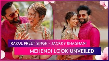 Rakul Preet Singh & Jackky Bhagnani Share Pics From Their Royal Mehendi Ceremony