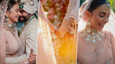 Rakul Preet Singh Thanks Designer Tarun Tahiliani for Bringing Her 'Fairytale Wedding' to Life, Shares Heartfelt Post On Insta (View Pics)