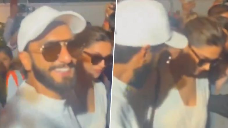 Anant Ambani-Radhika Merchant Pre-Wedding Festivities: Parents-to-Be Ranveer Singh-Deepika Padukone Arrive in Jamnagar, Gujarat (Watch Video)