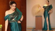 Raveena Tandon Keeps It Glamorous and Chic in a Stunning Floor-Length Teal Gown (View Pics)