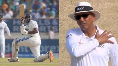 India Penalised Five Runs by Umpire Joel Wilson After Ravi Ashwin Runs Along the Middle of the Pitch During IND vs ENG 3rd Test 2024