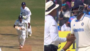 Ravi Ashwin Engages in Argument With Umpire Joel Wilson After India Handed Five-Run Penalty During IND vs ENG 3rd Test 2024, Video Surfaces