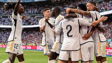 How to Watch Real Madrid vs Atletico Madrid Free Live Streaming Online? Get Live Telecast Details of La Liga 2023–24 Madrid Derby Football Match With Time in IST