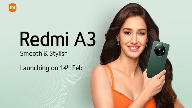 Redmi A3 Launch on February 14; Check Leaked Specifications and Details of Upcoming Redmi Smartphone Ahead of Launch on Valentine's Day