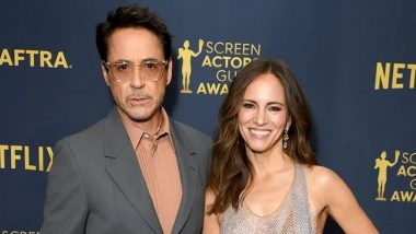 SAG Awards 2024: Robert Downey Jr Applauds Wife Susan for Graciously Navigating Life Married to an Actor (Watch Video)