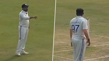 Delhi Police Raise Awareness About Wearing Helmet With Rohit Sharma's Funny ‘Hero Nahi Banne Ka' Suggestion to Sarfaraz Khan During IND vs ENG 4th Test 2024 (Watch Video)