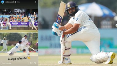 'Ye Aajkal Ke Bacche' India Captain Rohit Sharma Appreciates Performances of Youngsters In IND vs ENG 3rd Test 2024 (See Instagram Story)