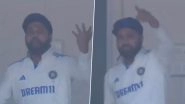 Rohit Sharma Asks Yashasvi Jaiswal, Sarfaraz Khan to Return to Bat After Confusion Ensues Over India&rsquo;s Declaration During IND vs ENG 3rd Test 2024, Video Goes Viral