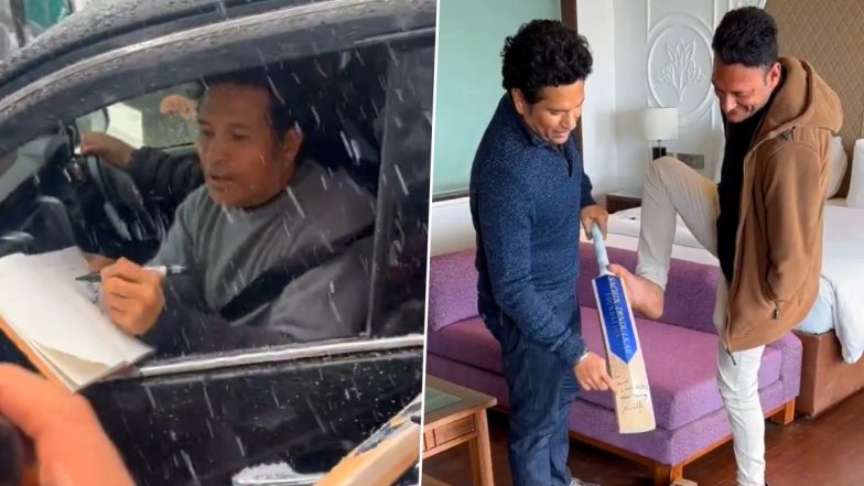 Sachin Tendulkar's Jammu and Kashmir Trip Highlights Video: Following PM Modi's Advice, Indian Cricket Legend Takes a Memorable Trip to J&K With Wife Anjali and Daughter Sara (Watch)