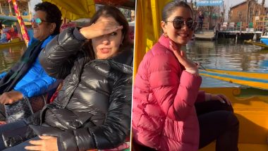 Sachin Tendulkar Enjoys Shikara Ride in Dal Lake With Wife Anjali and Daughter Sara During Kashmir Trip, Shares Glimpse of Migratory Birds from Siberia (Watch Video)