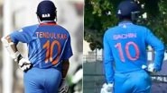 IPL Franchise Punjab Kings Compare Sachin Dhas&rsquo; Non-Striker Pose to Sachin Tendulkar, Pic Goes Viral After ICC U19 CWC Semi-Final