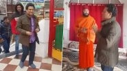 Sachin Tendulkar Visits Martand Surya Temple With Wife Anjali and Daughter Sara in Mattan Anantnag (Watch Video)