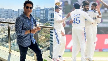 Sachin Tendulkar Showers Praise on Team India After Their Series-Levelling 106-Run Victory Over England in 2nd Test 2024