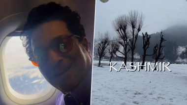 ‘The Closest Thing to Heaven on Earth’ Sachin Tendulkar Shares Glimpses of His First Trip to Kashmir (Watch Video)