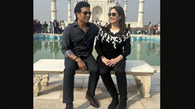 Sachin Tendulkar Visits Taj Mahal With Wife Anjali, Shares Pictures on Social Media
