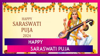 Saraswati Puja 2024 Greetings: Images, Messages, Quotes To Share With Loved Ones On Basant Panchami