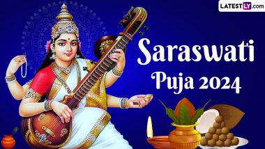 Basant Panchami 2024 Date: How To Perform Saraswati Puja Rituals at Home? Know Timings, Shubh Muhurat and Celebrations of Hindu Festival Dedicated to Goddess Saraswati