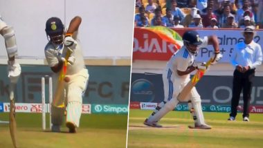 'Bat Ke Edge Ka Middle' Commentator Aakash Chopra's Unique Description of Sarfaraz Khan's Defensive Shot in IND vs ENG 3rd Test 2024 Goes Viral! (Watch Video)