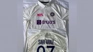 Why Sarfaraz Khan Wears Jersey Number 97? Is It Tribute to His Father Naushad or His Birth Year? Viral Post Reveals Possible Reason