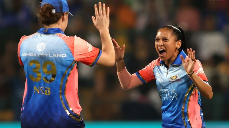 Gujarat Giants vs Mumbai Indians, WPL 2024 Free Live Streaming Online: Watch TV Telecast of GG-W vs MI-W Women’s Premier League T20 Cricket Match on Sports18 and JioCinema Online