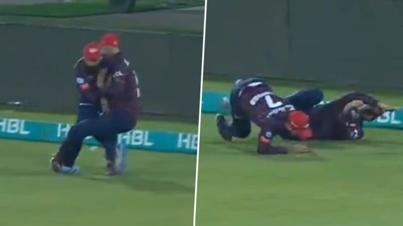 Shadab Khan, Alex Hales Involved in Horrific Collision During Karachi Kings vs Islamabad United PSL 2024 Match, Video Goes Viral