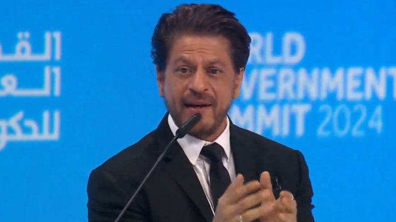 Shah Rukh Khan’s Unmatched Wit Shines at World Government Summit 2024; King Khan’s Discussion on His ‘Two-Hour Bath Ritual’ Leaves Audience in Splits (Watch Video)