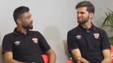 Virat Kohli or Babar Azam? Mohammad Amir and Shaheen Afridi Engage in Hilarious Moment While Picking Who Has the Best Cover Drive, Video Goes Viral