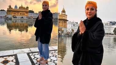 Shehnaaz Gill Seeks Blessings at Golden Temple in Amritsar, Shares Photos on Insta!