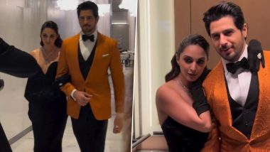 Sidharth Malhotra and Kiara Advani Serve Stylish Couple Goals at an Event in Dubai (Watch Video)