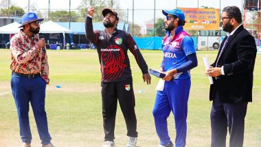 How To Watch Singapore vs Cambodia ACC Men’s Challenger Cup 2024 Semi-Final 2 Free Live Streaming Online in India? Get Live Telecast on TV & Score Updates of T20I Cricket Match in Thailand