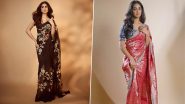 71st Miss World 2023: India’s Sini Shetty Slays in Two Separate Saree Looks (View Video and Pics)