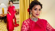 Sonali Bendre Makes a Stunning Appearance in a Breathtaking Red Saree and Exquisite Blouse (View Pics)