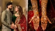 Sonarika Bhadoria Wedding: Devon Ke Dev Mahadev Actress Shares Pre-Wedding Festivities Pics, Offers Glimpse of Shiv-Parvati Mehndi Design