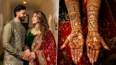 Sonarika Bhadoria Wedding: Devon Ke Dev Mahadev Actress Shares Pre-Wedding Festivities Pics, Offers Glimpse of Shiv-Parvati Mehndi Design