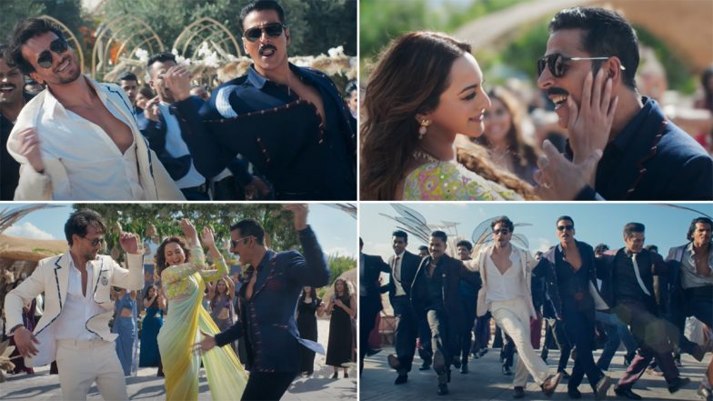 Bade Miyan Chote Miyan Song 'Mast Malang Jhoom': Akshay Kumar and Tiger Shroff Unleash High-Energy Moves in Exciting New Party Anthem! (Watch Video)