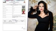 'Sunny Leon' Admit Card: Hall Ticket Featuring Bollywood Actress Sunny Leone's Photo and Name for UP Police Constable Recruitment Exam Goes Viral (See Pic)