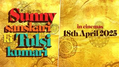 Sunny Sanskari Ki Tulsi Kumari: Varun Dhawan-Janhvi Kapoor Reunite for Karan Johar's Romcom Directed by Shashank Khaitan, Release Date Revealed! (Watch Announcement Video)