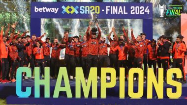 Sunrisers Eastern Cape Win SA20 2024, Beat Durban’s Super Giants by 89 Runs in Final To Clinch Second Consecutive Title